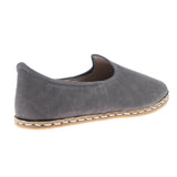 Men's Gray Slip On Shoes from Atlantis Handmade Shoes