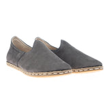 Women's Gray Slip On Shoes from Atlantis Handmade Shoes