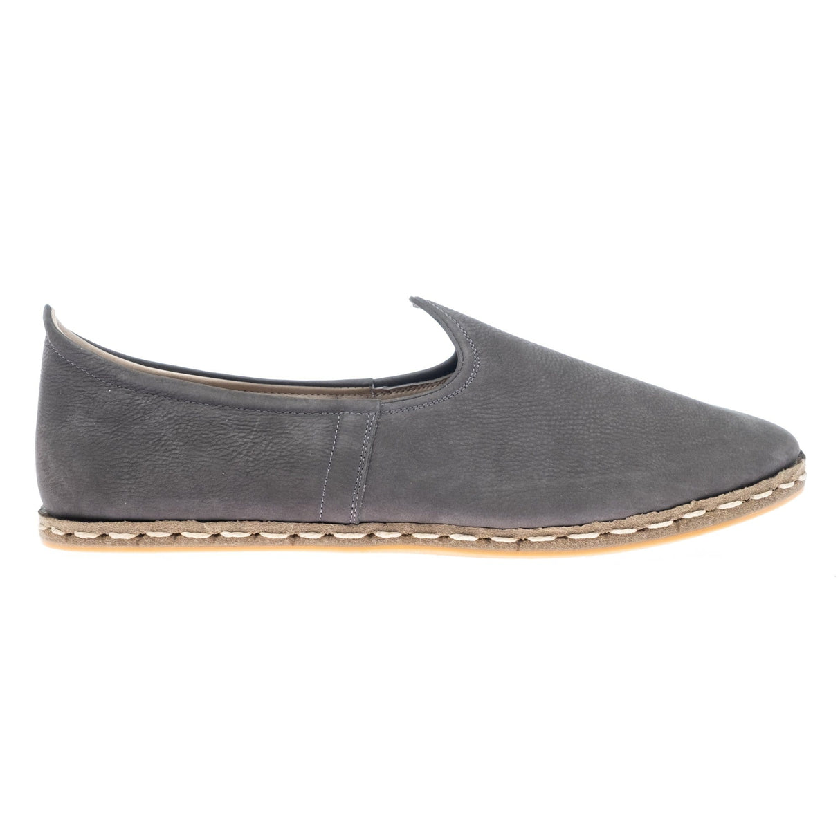 Men's Gray Slip On Shoes from Atlantis Handmade Shoes