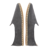 Men's Gray Slip On Shoes from Atlantis Handmade Shoes