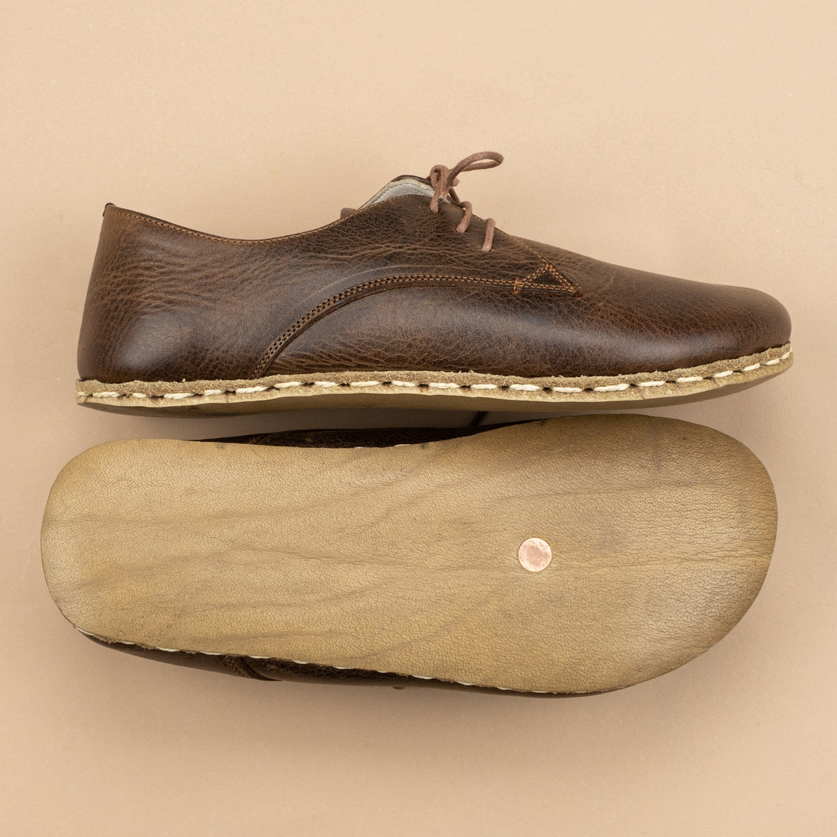 Men's Coffee Oxfords from Atlantis Handmade Shoes