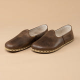 Men's Coffee Barefoots from Atlantis Handmade Shoes