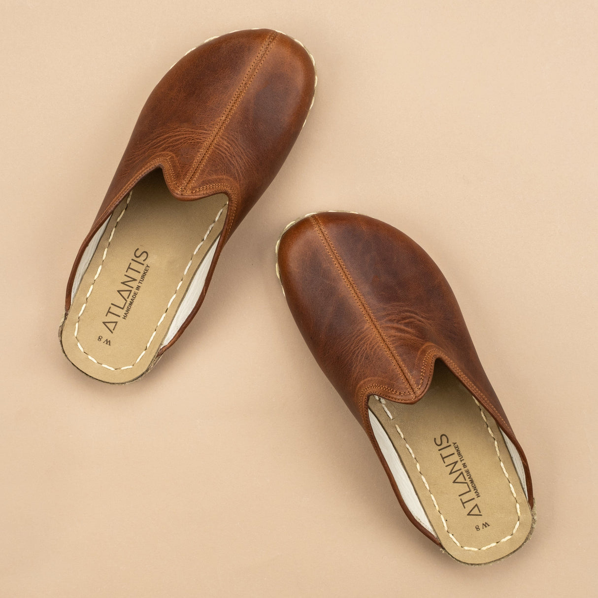 Women's Lion Barefoot Slippers from Atlantis Handmade Shoes