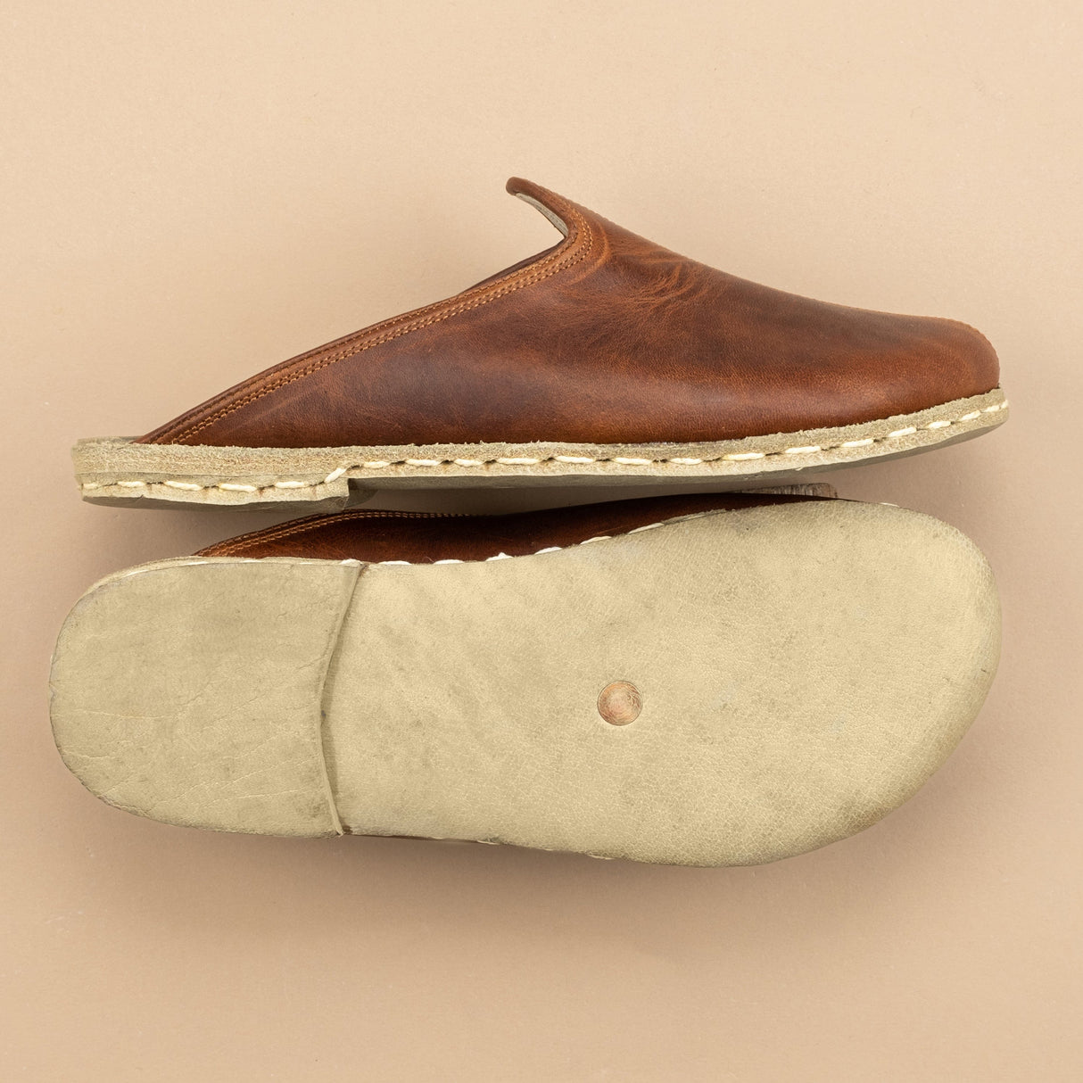 Women's Lion Barefoot Slippers from Atlantis Handmade Shoes