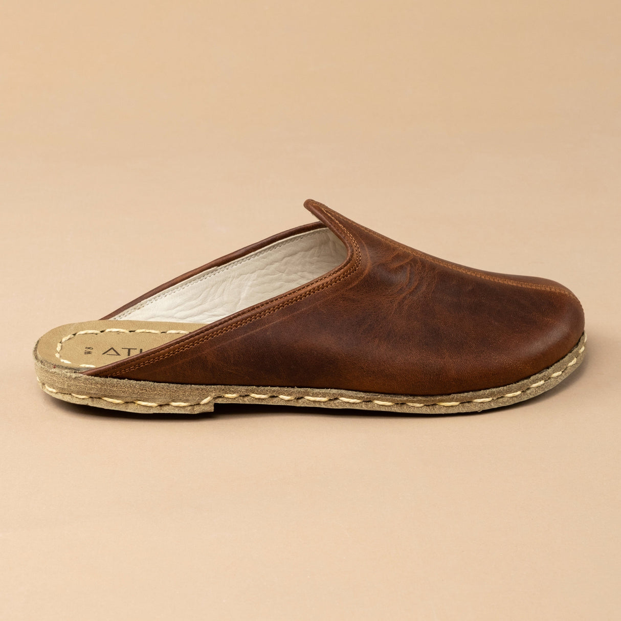 Women's Lion Barefoot Slippers from Atlantis Handmade Shoes