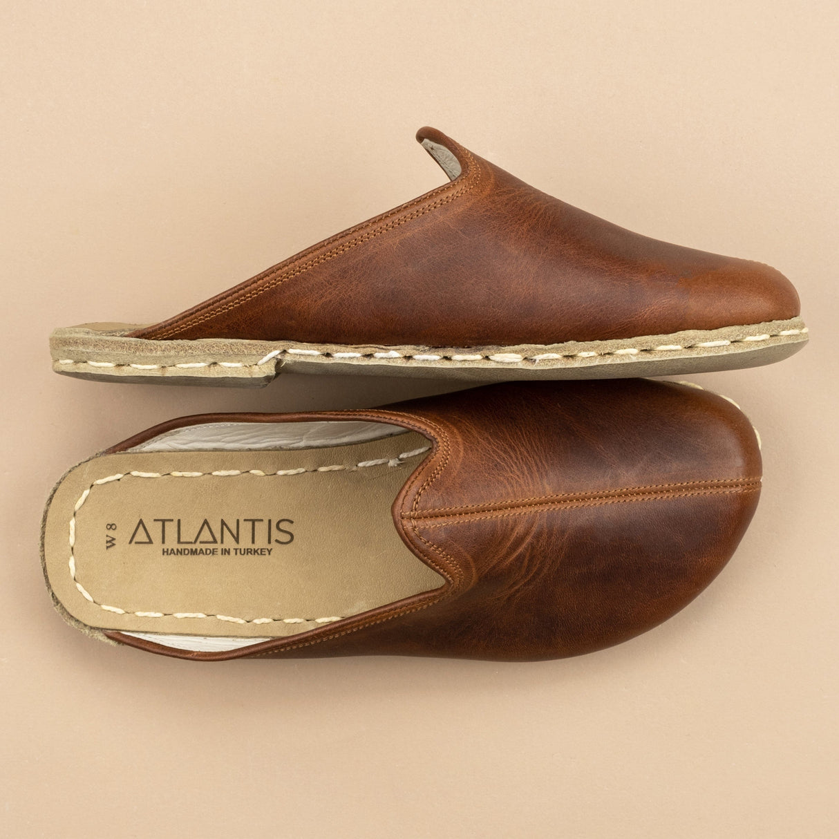 Women's Lion Barefoot Slippers from Atlantis Handmade Shoes
