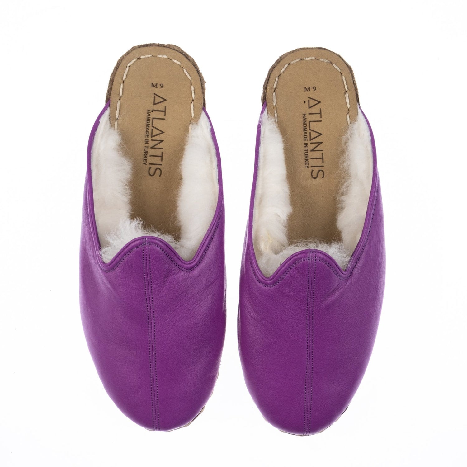 Men's Purple Shearlings from Atlantis Handmade Shoes