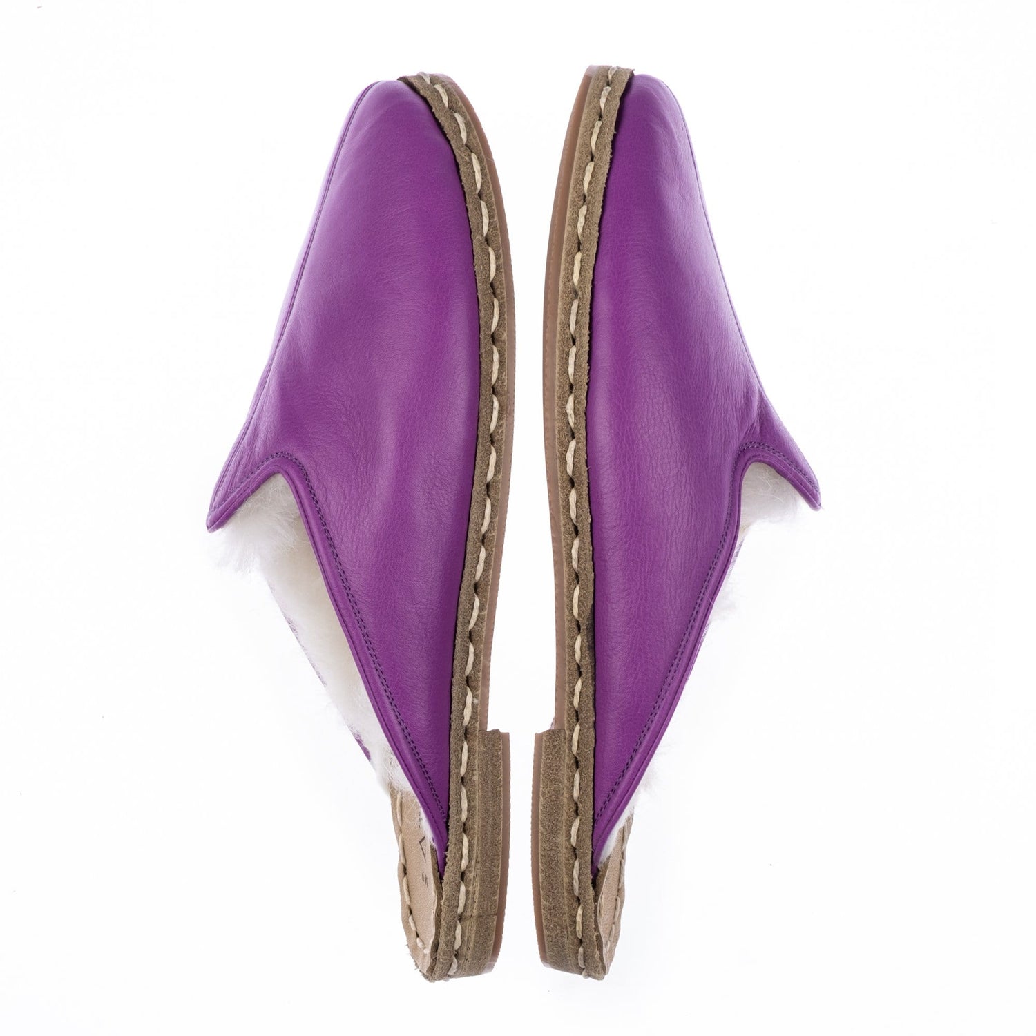 Men's Purple Shearlings from Atlantis Handmade Shoes