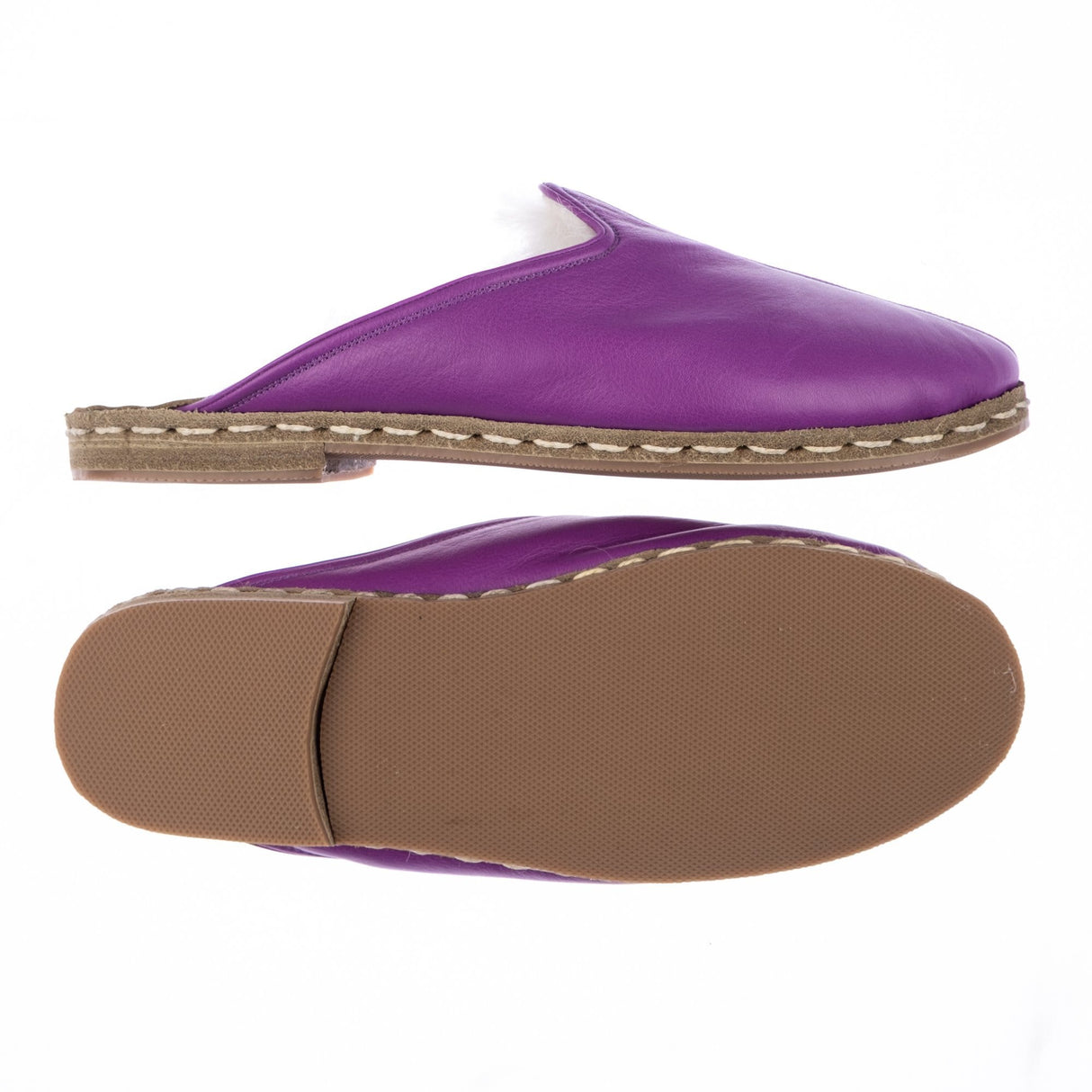 Men's Purple Shearlings from Atlantis Handmade Shoes
