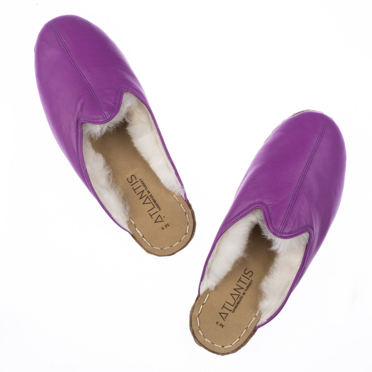 Men's Purple Shearlings from Atlantis Handmade Shoes