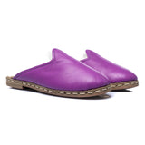 Women's Purple Shearlings from Atlantis Handmade Shoes