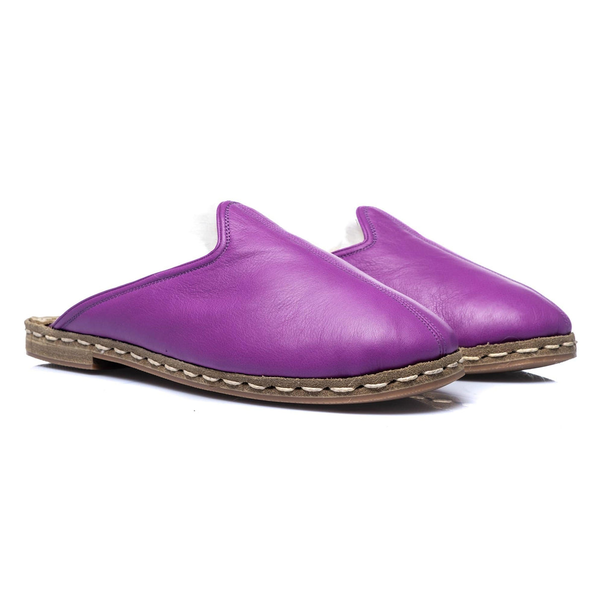 Men's Purple Shearlings from Atlantis Handmade Shoes