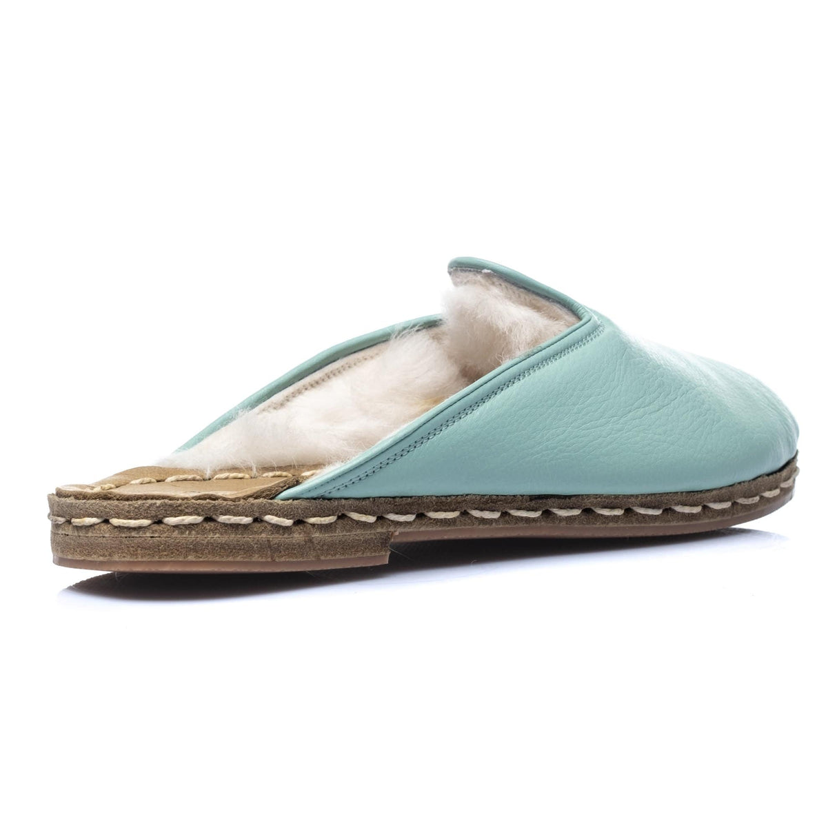 Men's Aqua Shearlings from Atlantis Handmade Shoes