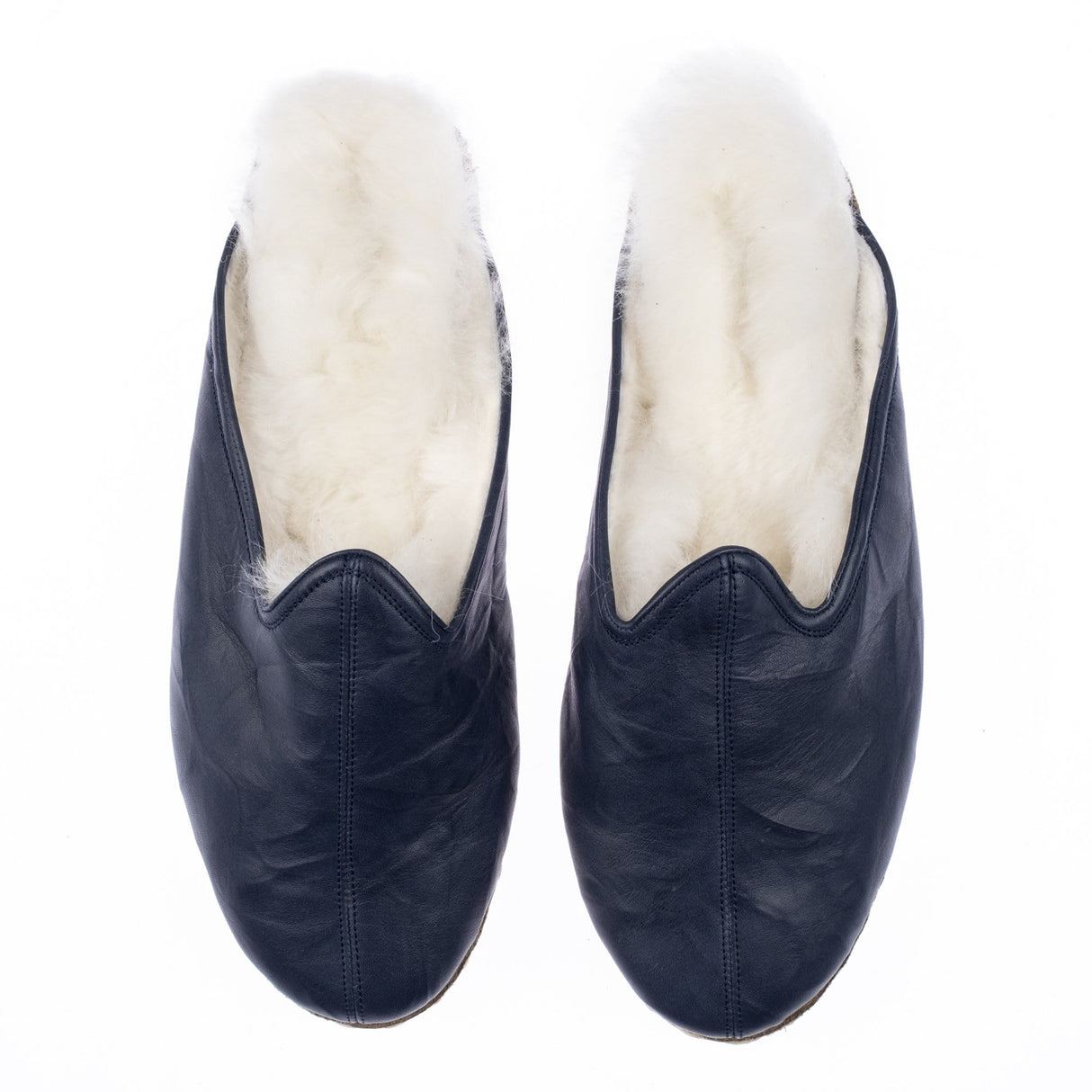 Men's Navy Furs from Atlantis Handmade Shoes
