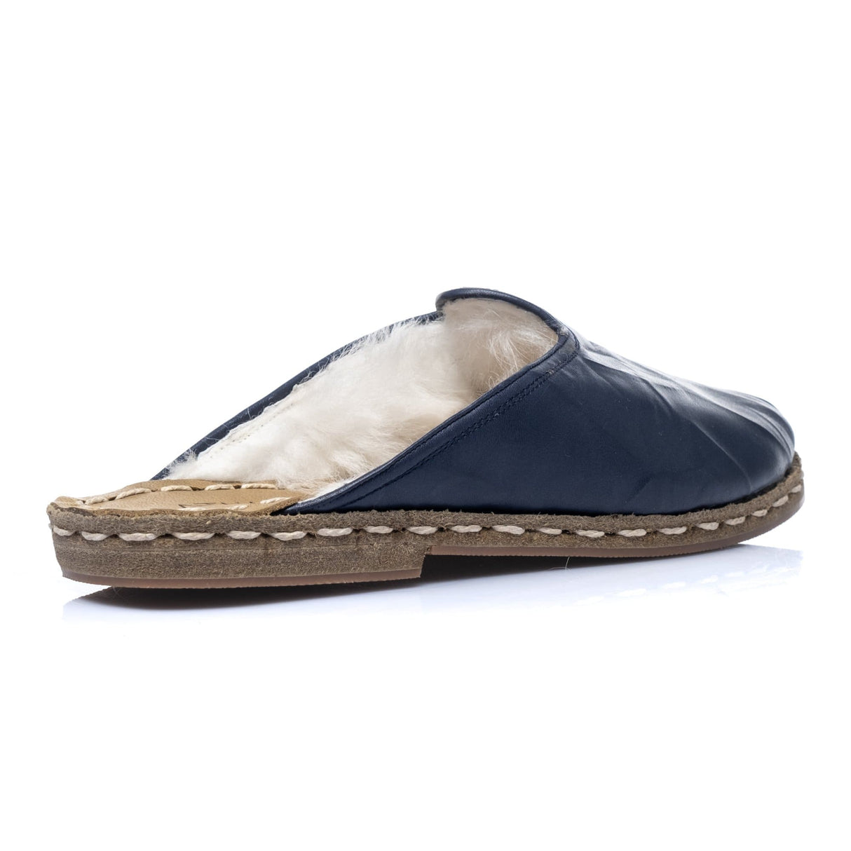 Men's Navy Shearlings from Atlantis Handmade Shoes
