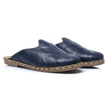 Men's Navy Shearlings from Atlantis Handmade Shoes