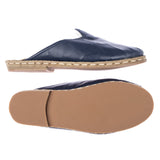 Men's Navy Shearlings from Atlantis Handmade Shoes