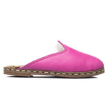 Women's Fuchsia Slippers from Atlantis Handmade Shoes