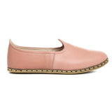 Men's Powder Pink Slip On Shoes from Atlantis Handmade Shoes