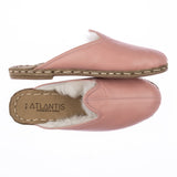 Men's Rose Shearling Slippers From Atlantis Handmade Shoes