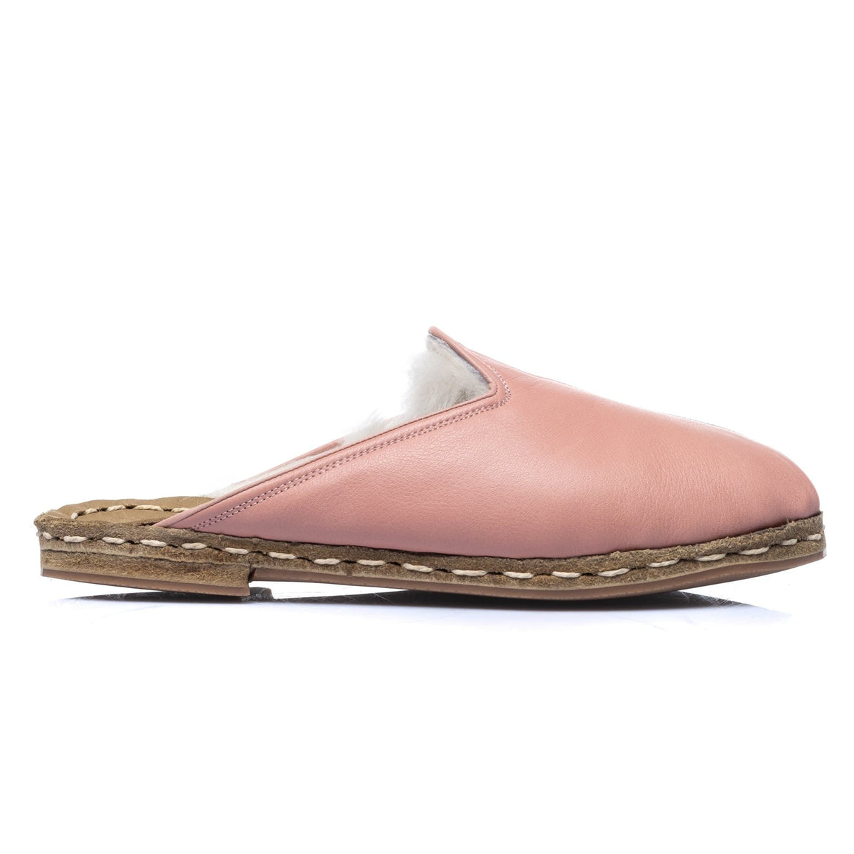 Men's Rose Shearling Slippers From Atlantis Handmade Shoes