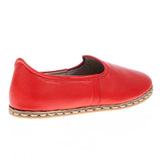 Women's Red Slip On Shoes from Atlantis Handmade Shoes