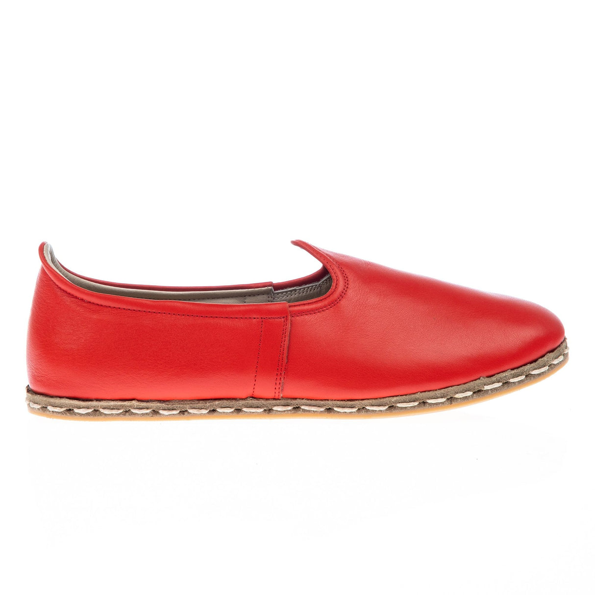 Men's Red Slip On Shoes from Atlantis Handmade Shoes
