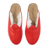 Men's Red Shearlings from Atlantis Handmade Shoes