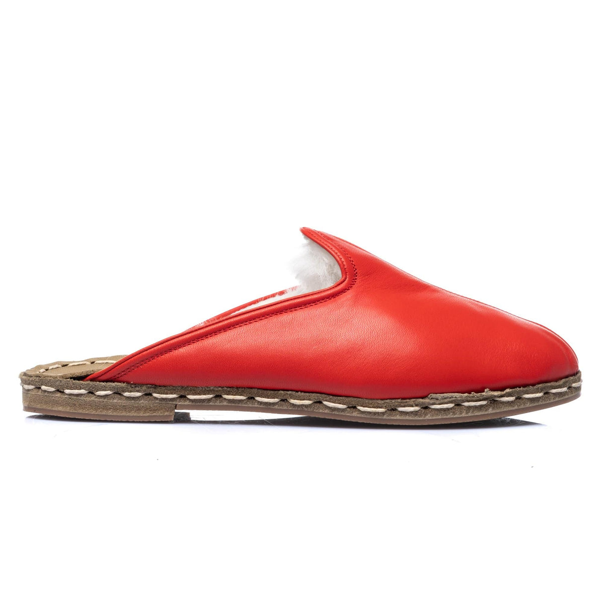 Men's Red Shearlings from Atlantis Handmade Shoes