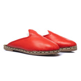 Men's Red Shearlings from Atlantis Handmade Shoes