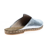 Women's Silver Slippers from Atlantis Handmade Shoes