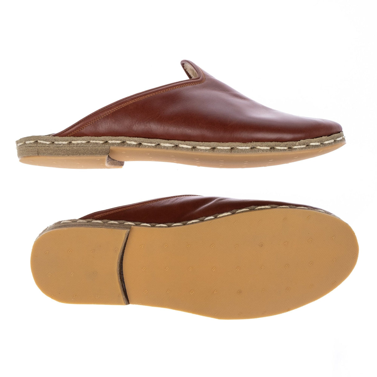 Men's Cacao Slippers from Atlantis Handmade Shoes