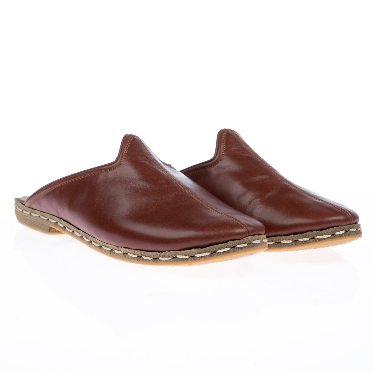 Women's Cacao Slippers from Atlantis Handmade Shoes