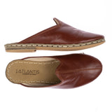 Women's Cacao Slippers from Atlantis Handmade Shoes