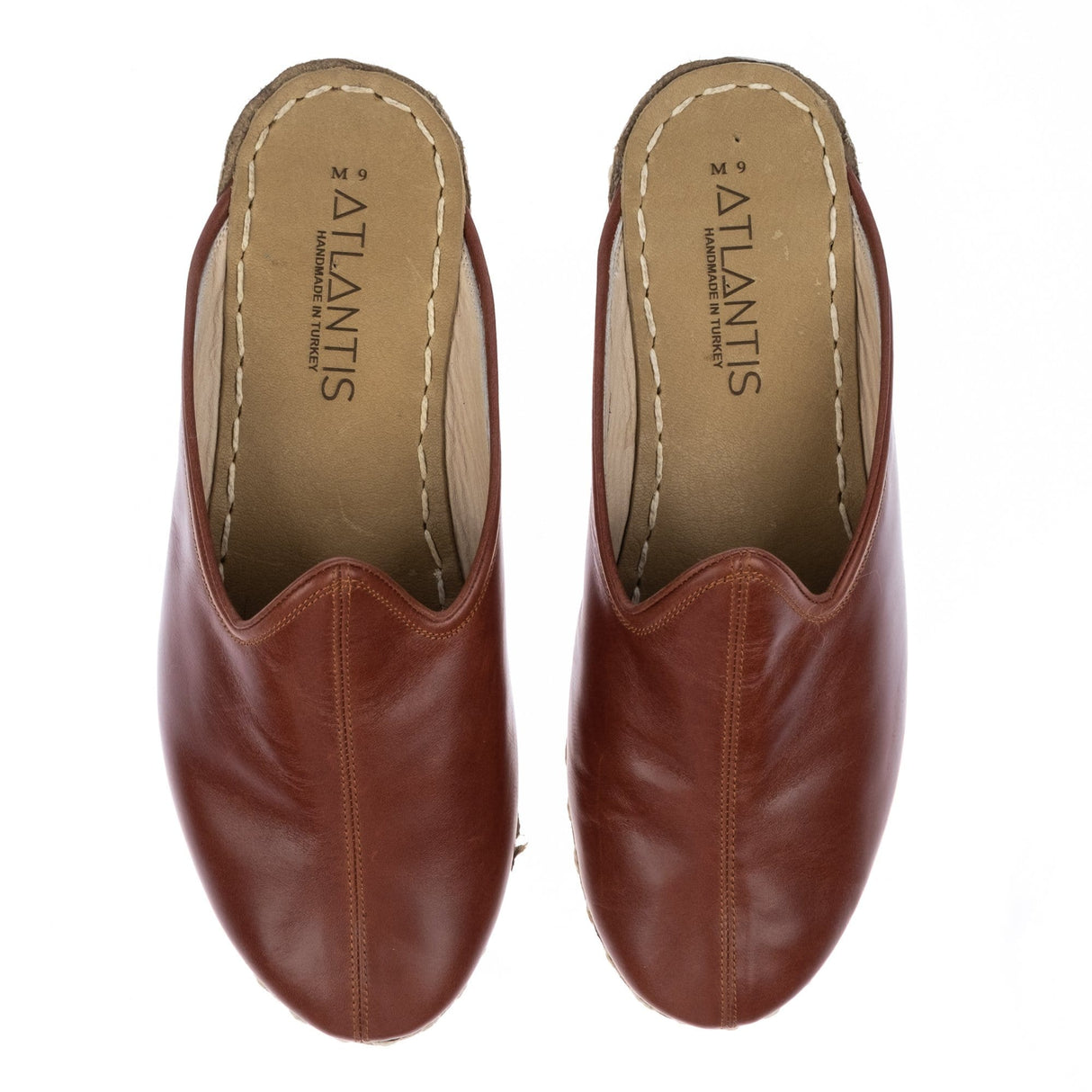 Men's Cacao Slippers from Atlantis Handmade Shoes