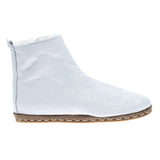 Men's White Shearling Boots from Atlantis Handmade Shoes