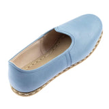 Women's Sky Blue Slip On Shoes from Atlantis Handmade Shoes