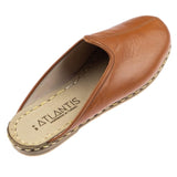 Women's Cocoa Brown Slippers from Atlantis Handmade Shoes