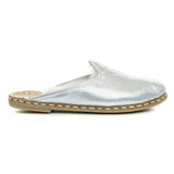 Women's Silver Shearlings from Atlantis Handmade Shoes