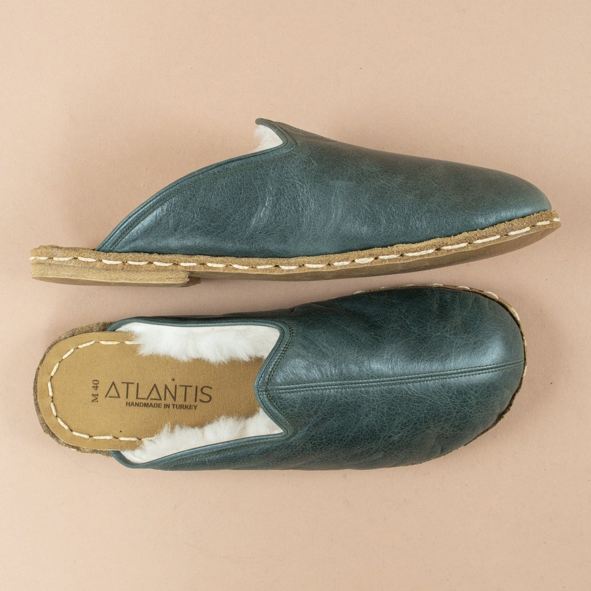 Men's Toledo Barefoot Shearlings from Atlantis Handmade Shoes
