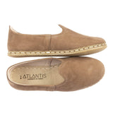 Women's Desert Sand Slip On Shoes from Atlantis Handmade Shoes