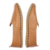 Women's Coconut Brown Slip On Shoes from Atlantis Handmade Shoes