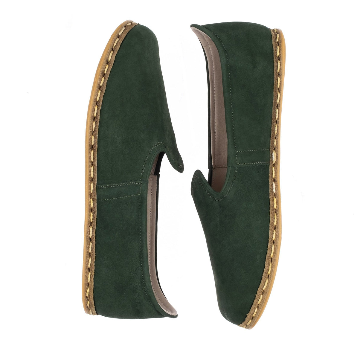 Men's Green Nubucks from Atlantis Handmade Shoes