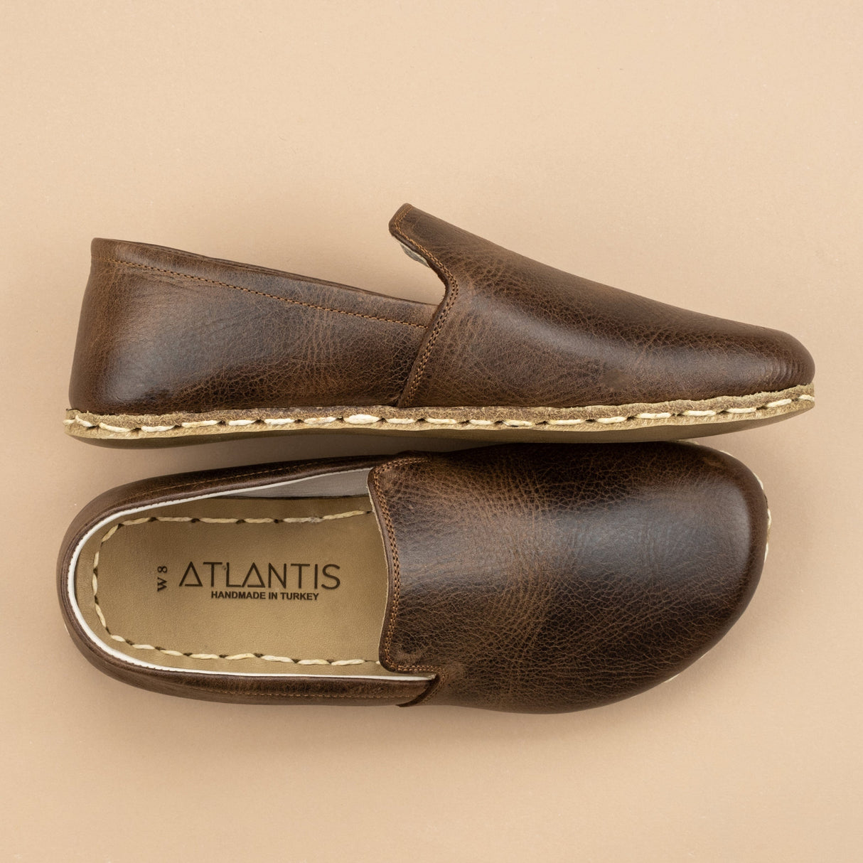 Women's Coffee Minimalists from Atlantis Handmade Shoes