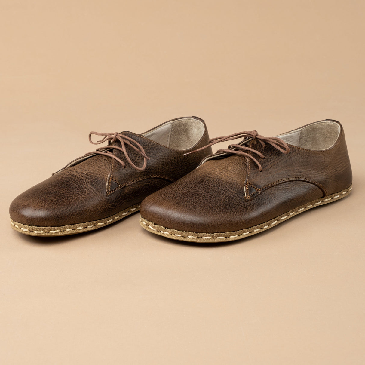Women's Coffee Oxfords from Atlantis Handmade Shoes