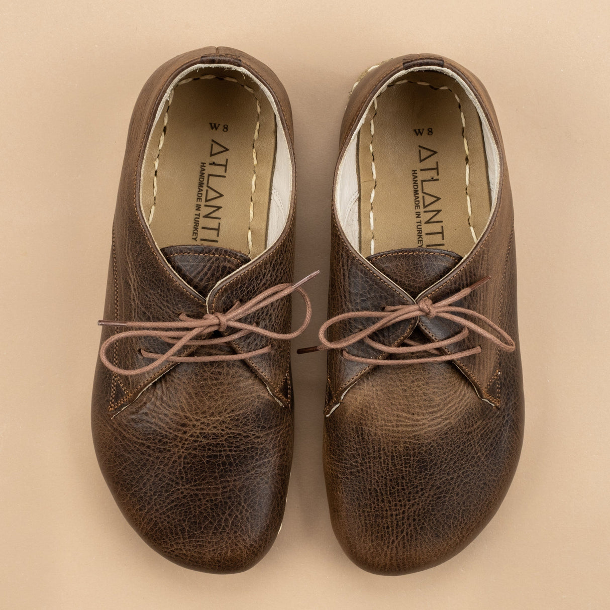Women's Coffee Oxfords from Atlantis Handmade Shoes