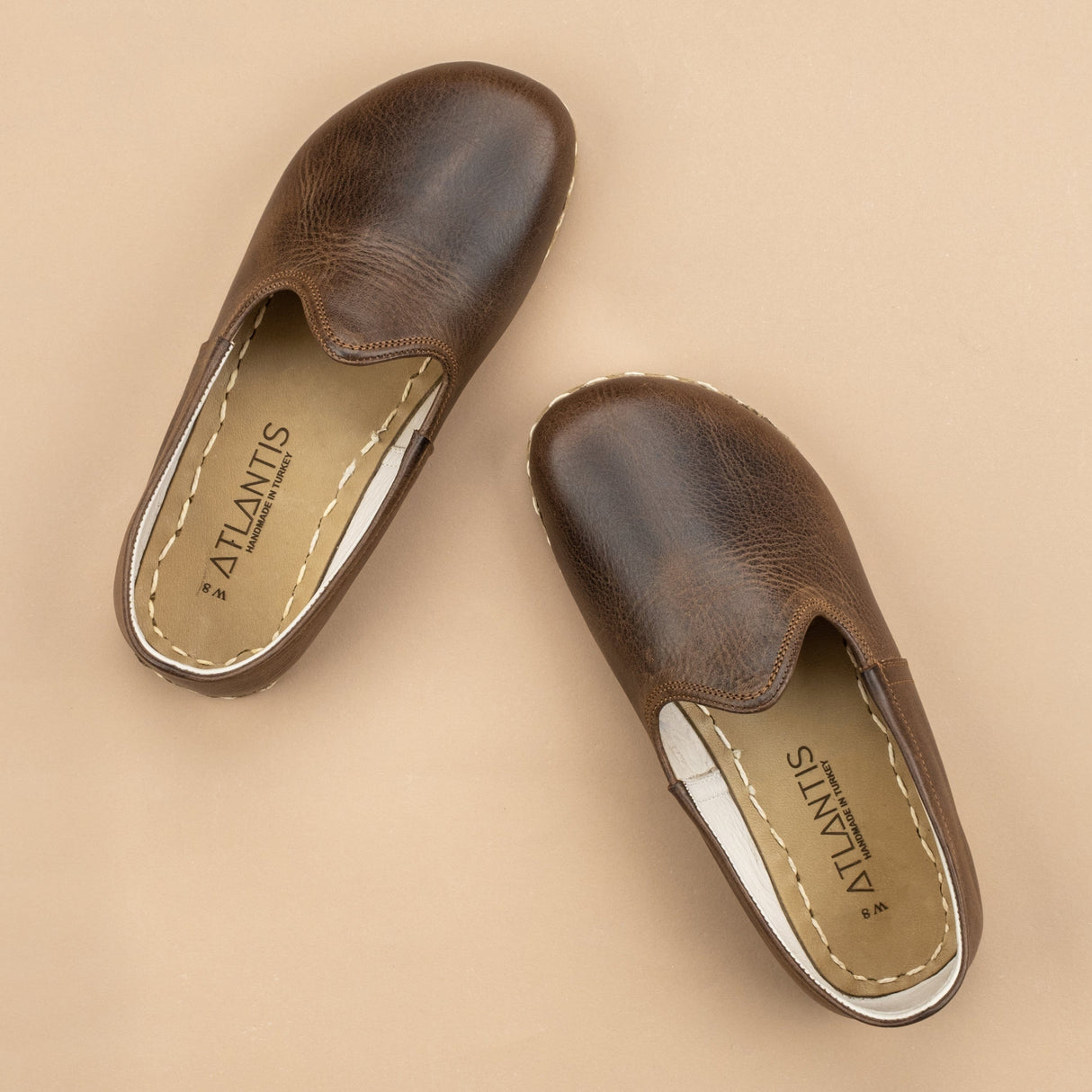 Women's Coffee Barefoots from Atlantis Handmade Shoes