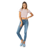 Women's Sky Blue Slip On Shoes from Atlantis Handmade Shoes