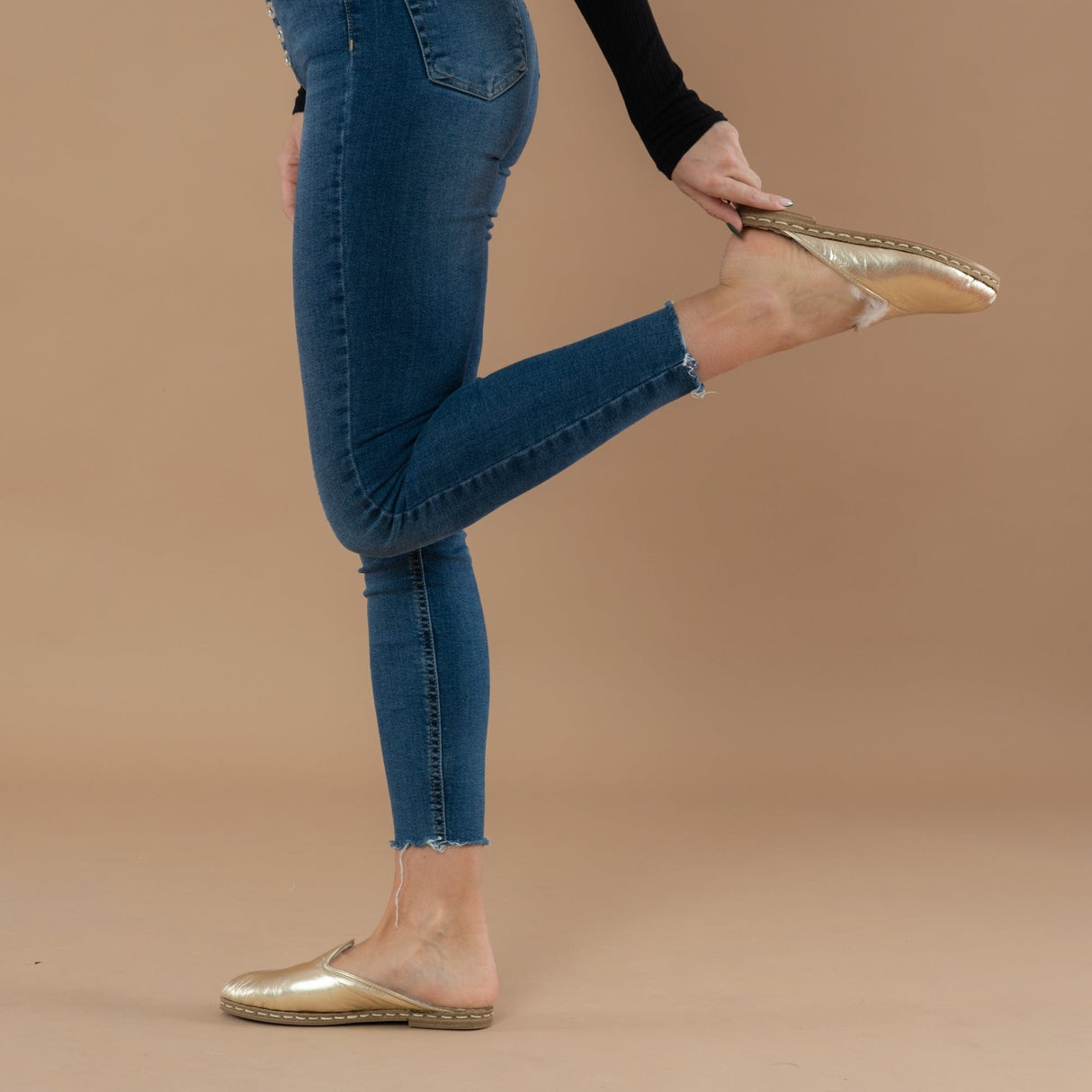 Men's Gold Shearlings from Atlantis Handmade Shoes