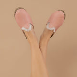 Men's Rose Shearling Slippers From Atlantis Handmade Shoes